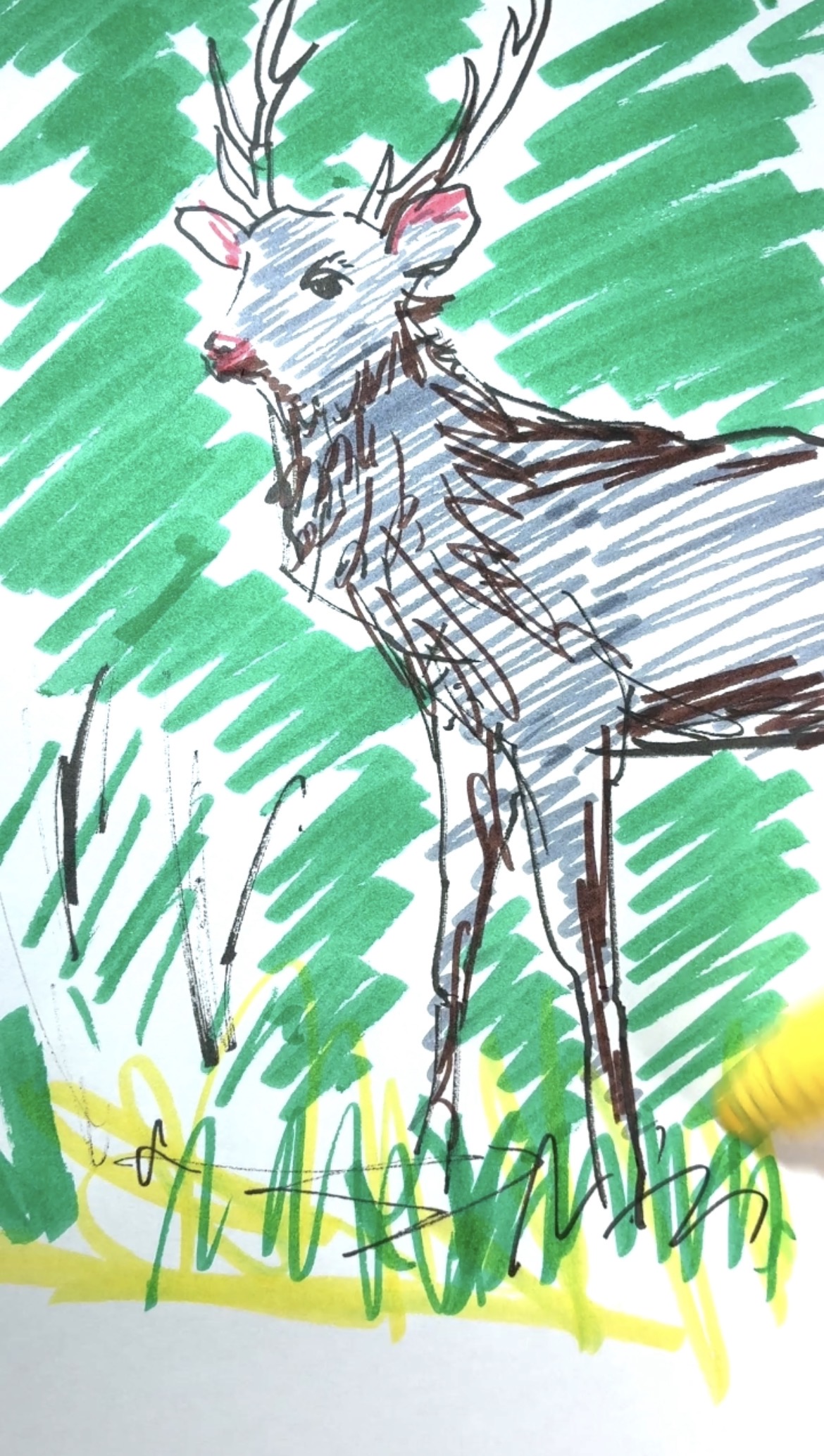 Drawing Hisamon artwork