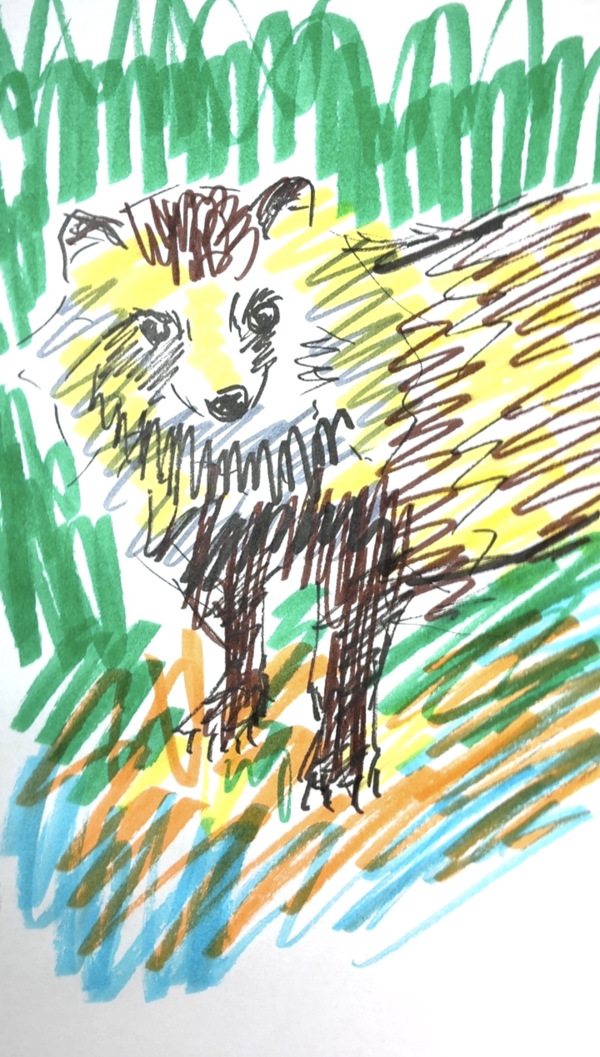 Drawing Hisamon artwork