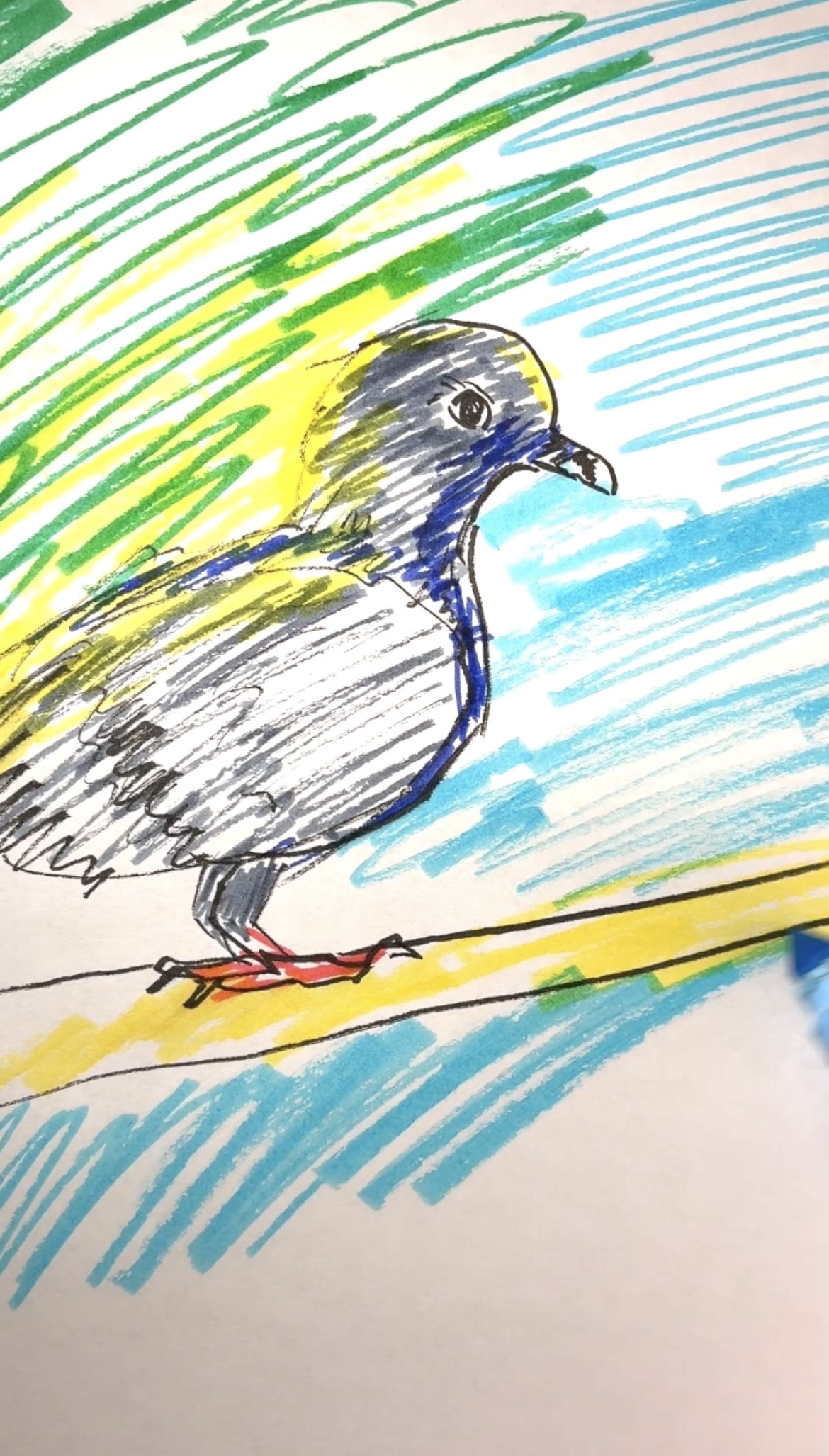 Drawing Hisamon artwork